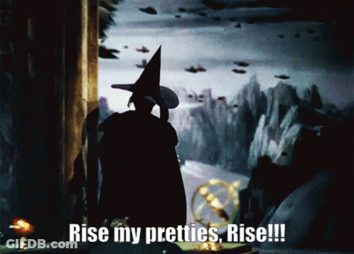 Witch Saying Rise My Pretties Rise GIF