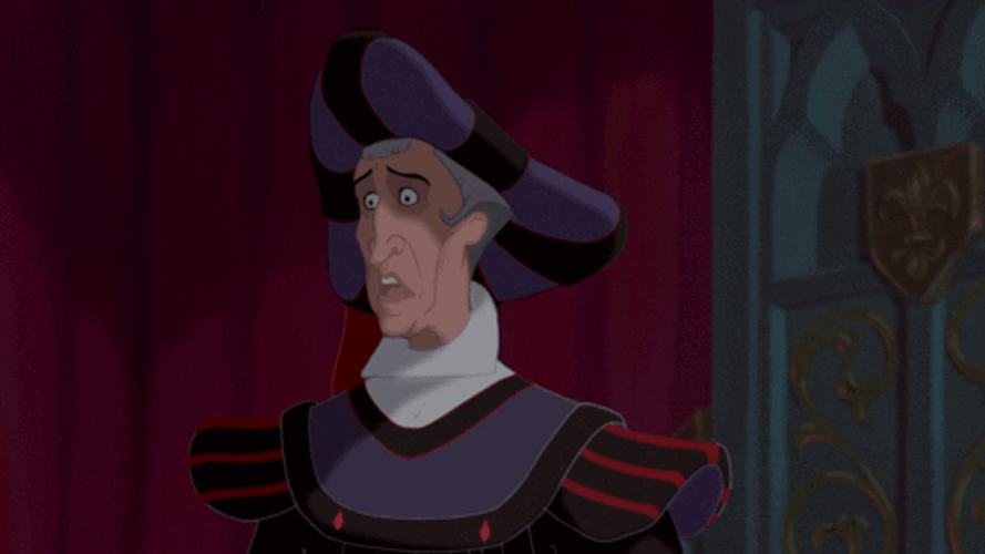 Witchcraft Claude Frollo Reaction GIF