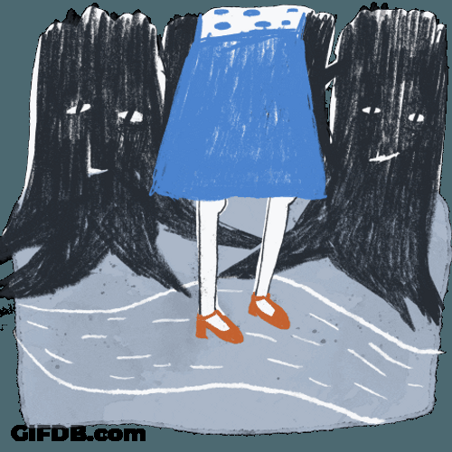 Witchcraft Scary Tree Drawing GIF