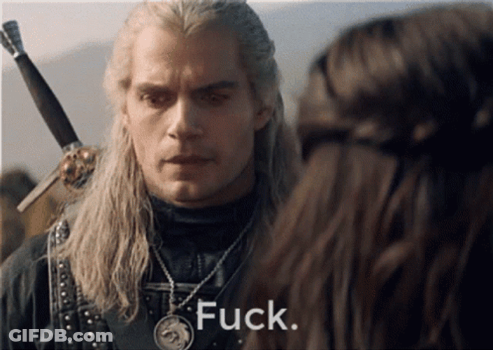 Witcher Geralt Being Disappointed GIF
