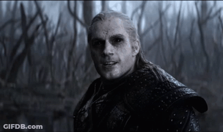 Witcher Geralt's Dark Eyes GIF