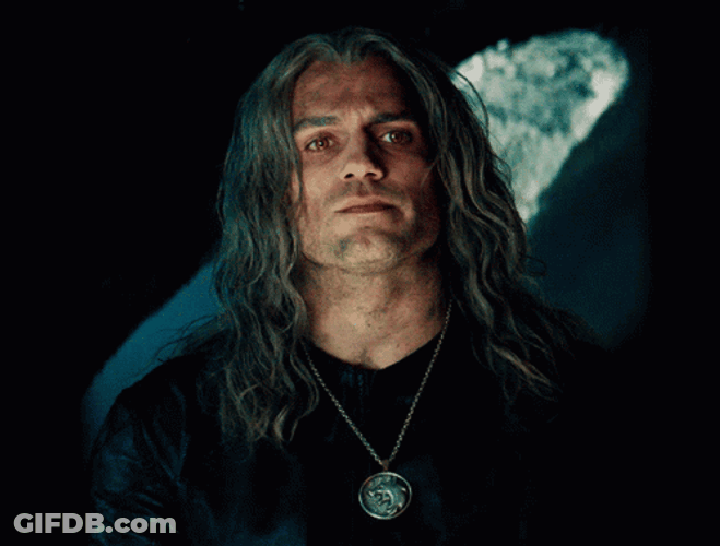 Witcher Geralt's Lonely Face GIF