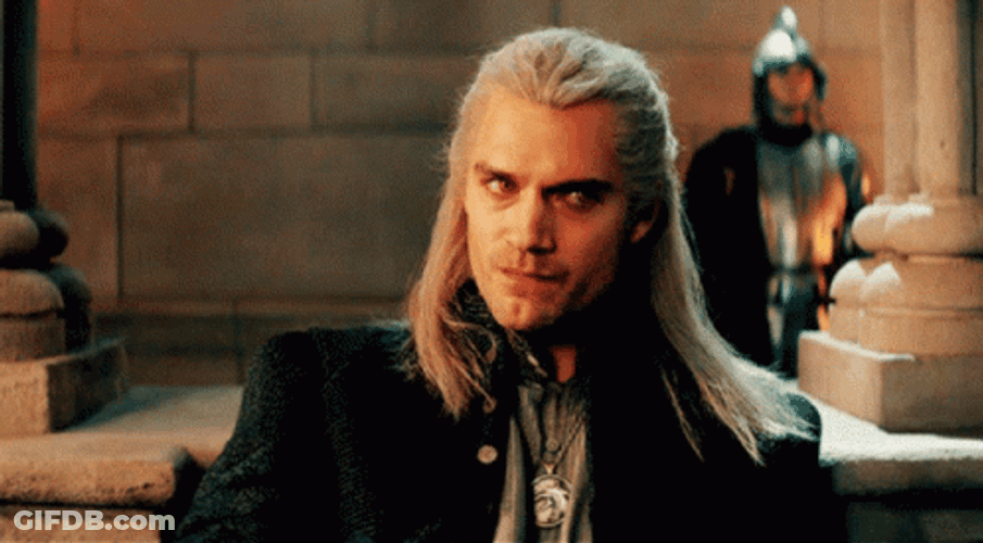 Witcher Looking Sharply GIF