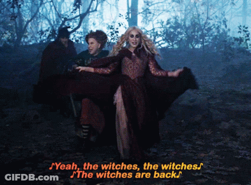 Witches Walking Through Forest Saying Yeah The Witches The Witches GIF