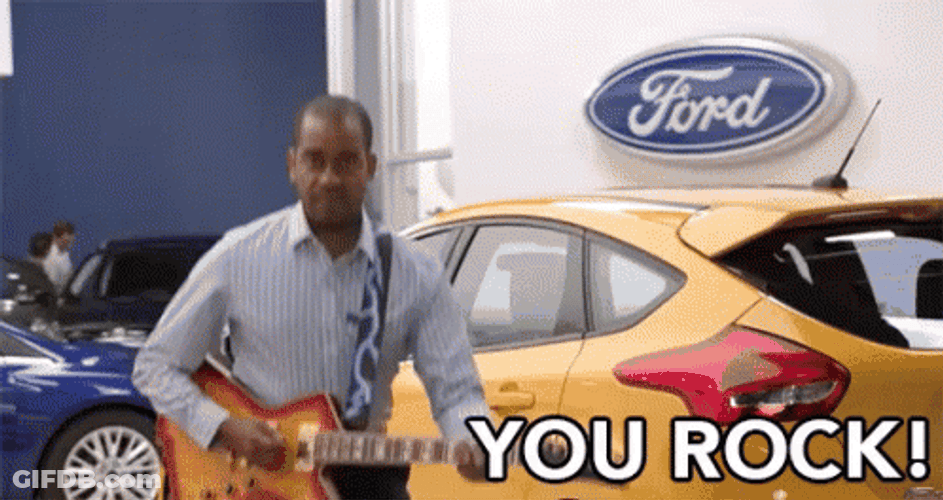 With Ford You Rock GIF