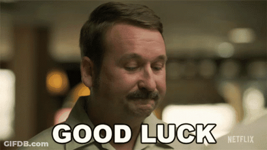 With That Good Luck And God Speed GIF