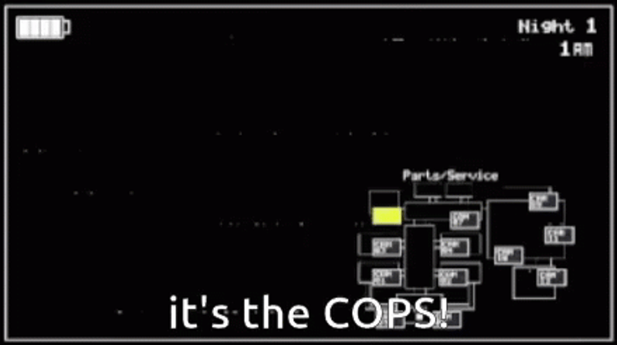 Withered Bonnie It's The Cops GIF
