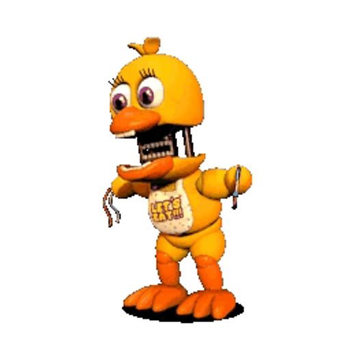 Withered Chica FNAF World GIF