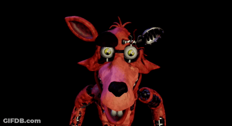 Withered Foxy FNAF World GIF