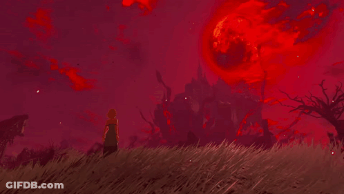 Witness The Blood Moon's Rise Video Game Screenshot GIF