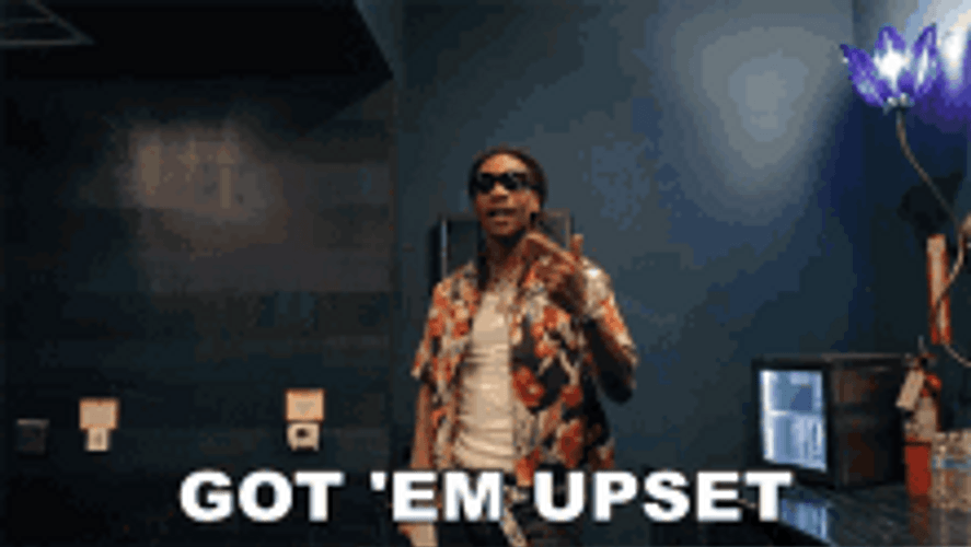 Wiz Khalifa Got Em Upset GIF