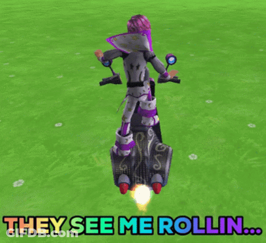 Wizard 101 Scooter Ride They See Me Rollin GIF