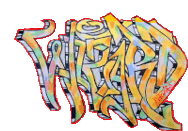 Wizard Graffiti Wizard Name Sticker GIF