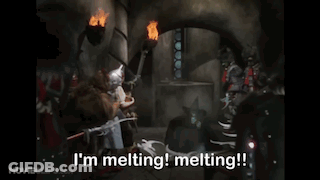 Wizard Of Oz Damn Its Hot Out GIF