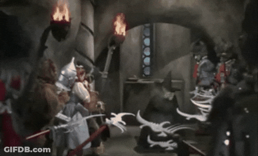 Wizard Of Oz Dorothy And Friends Captured GIF