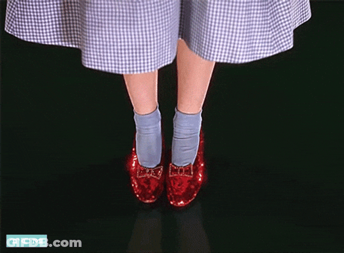 Wizard Of Oz Ruby Shoes GIF