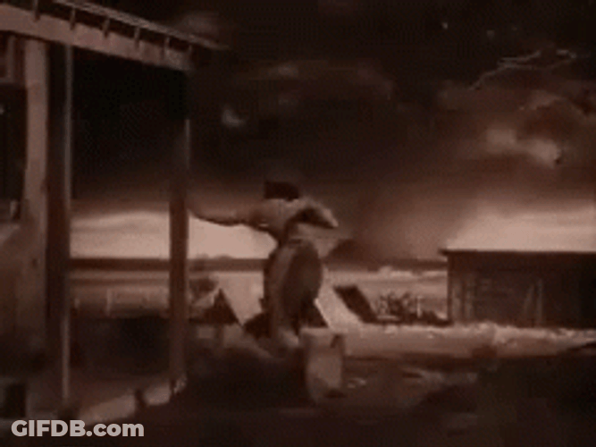 Wizard Of Oz Tornado Vintage Film GIF