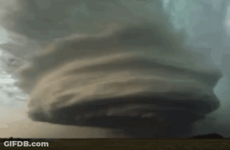 Wizard Of Oz Tornado Wall Cloud Lightning GIF