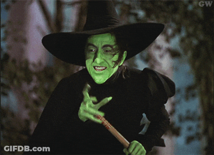 Wizard Of Oz Wicked Witch Laughing GIF