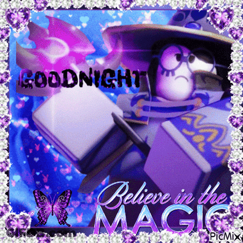 Wizard Saying Goodnight Believe In The Magic GIF