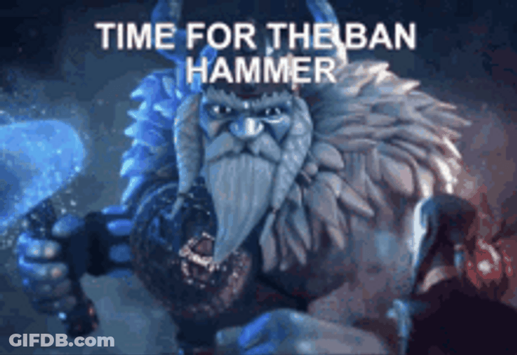 Wizard101 Icy Ban Hammer GIF