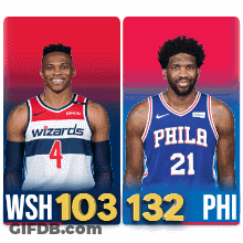 Wizards 4 And Philadelphia 21 GIF