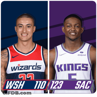 Wizards And Kings Basketball Players GIF