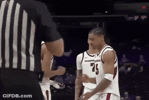 Wizards Player Holding Basketball Saying Are You Ready GIF