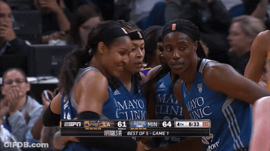 Wnba Group Hug Before The Game GIF