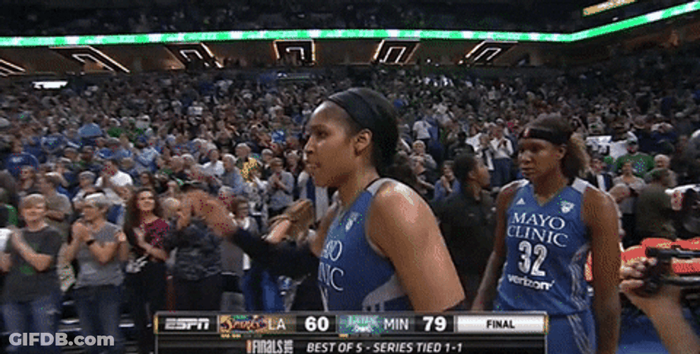 Wnba Maya Moore High Five GIF