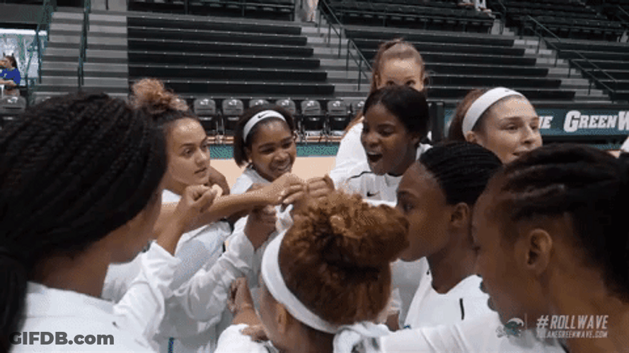 WNBA Playoffs Huddle GIF