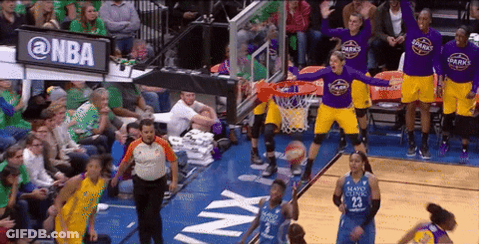 Wnba Sparks Cheering GIF