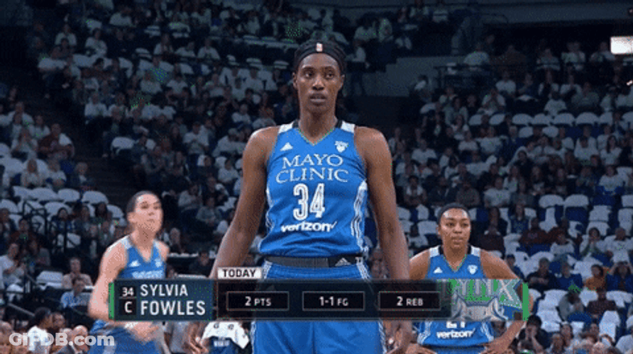 Wnba Sylvia Fowles Deep Breathing GIF