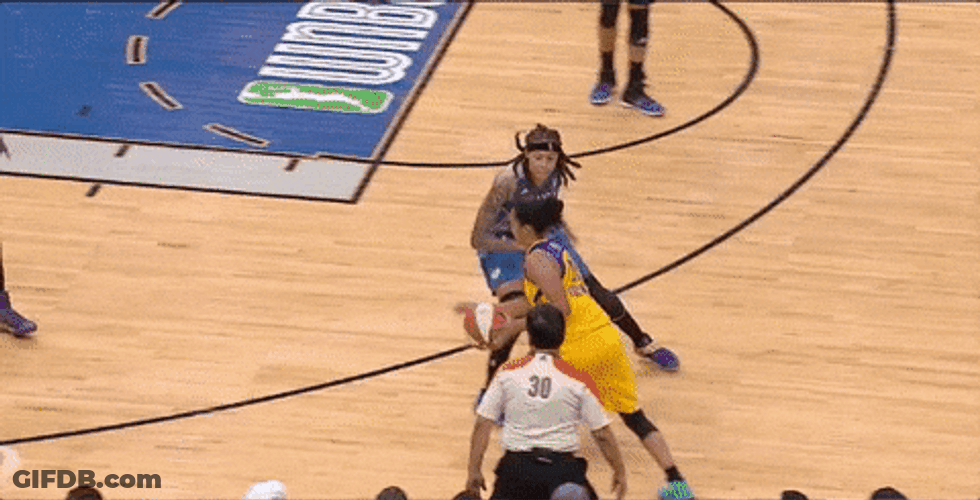 Wnba Three Points On The Court GIF