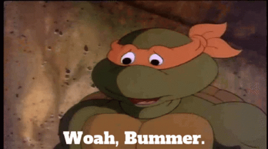 Woah Bummer Michael Angelo GIF