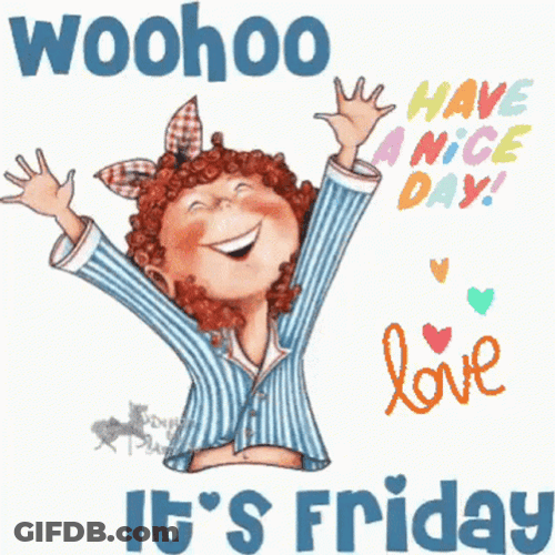 Woho It's Friday Mobile Animation GIF