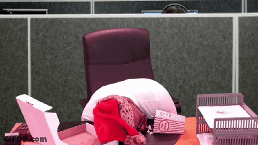 Woke Up The Next Day From Work Party GIF