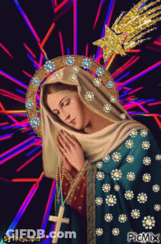 Wolf And Woman Remember Pray To Your Alpha GIF