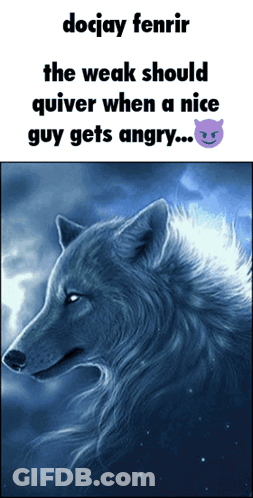 Wolf Caption Docjay Fenrir GIF