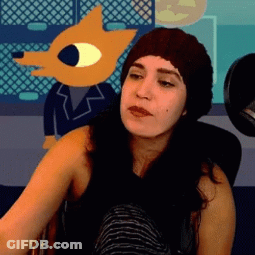 Wolf Howling Girl With Wine GIF
