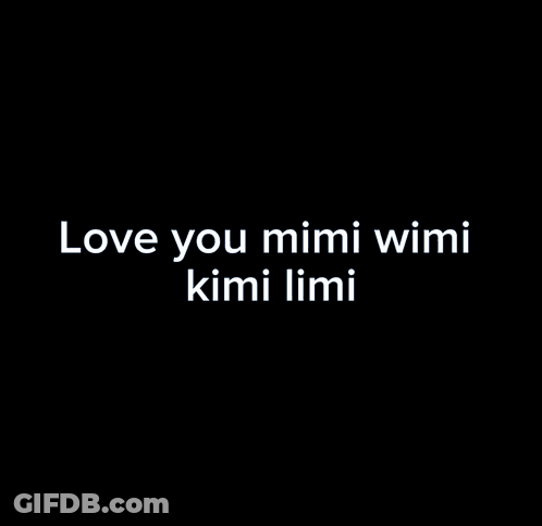 Wolf Love You Mimi Wimi Kimi Limi GIF