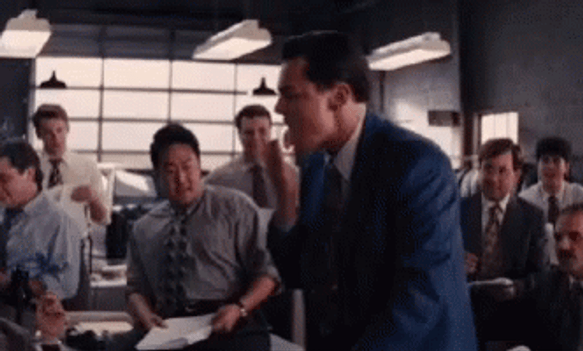 Wolf Of Wall Street Leonardo DiCaprio GIF