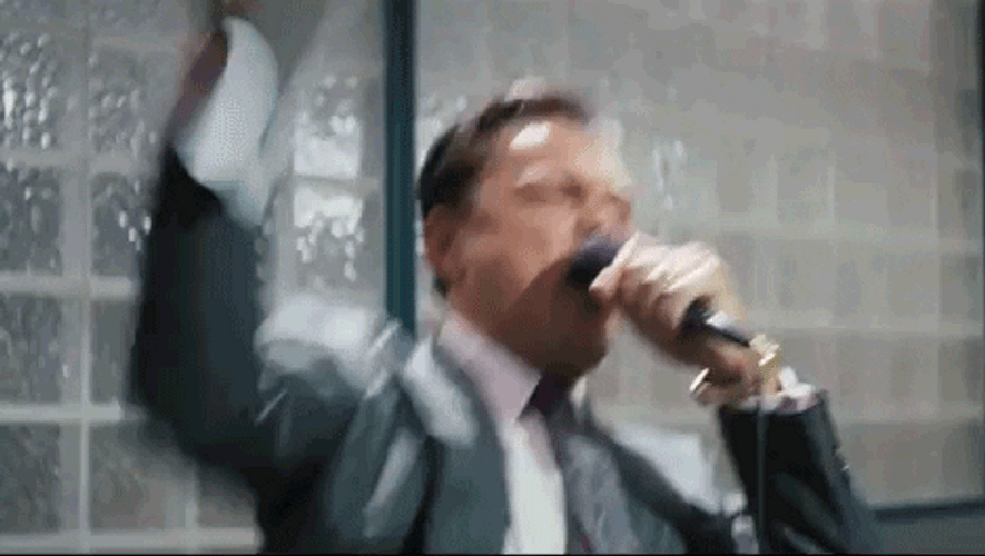 Wolf Of Wall Street Leonardo DiCaprio Shouting GIF
