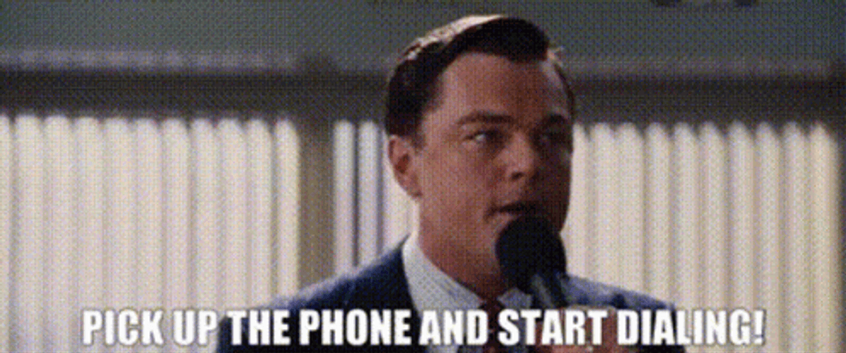 Wolf Of Wall Street Leonardo Pointing GIF