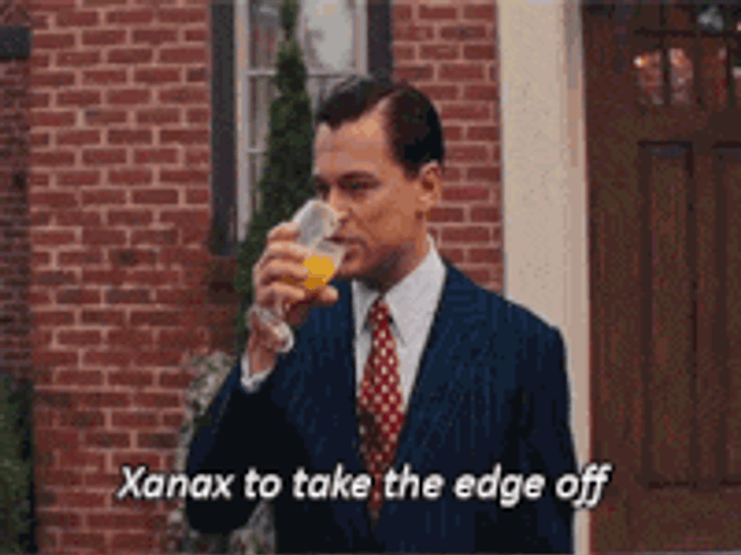 Wolf Of Wall Street Leonardo Sipping GIF