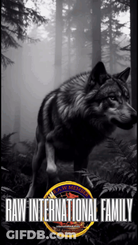 Wolf Poster Raw International Family GIF