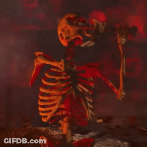 Wolf Video Game Character Standing On Wooden Staircase GIF