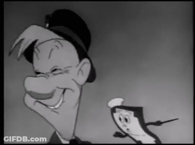 Wolf Whistle Old Cartoon GIF