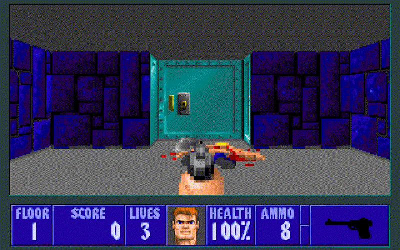 Wolfenstein 3D Scaping GIF