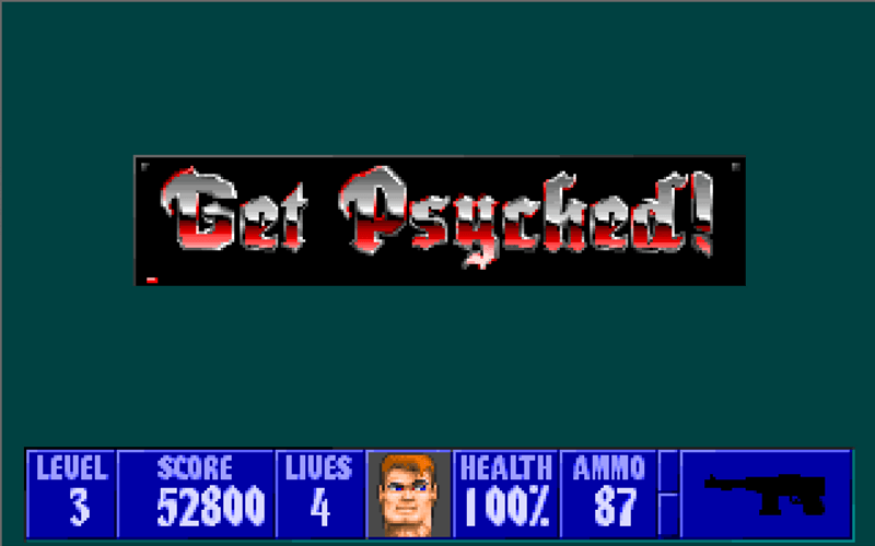 Wolfenstein B.J. Blazkowicz Bet Psyched GIF